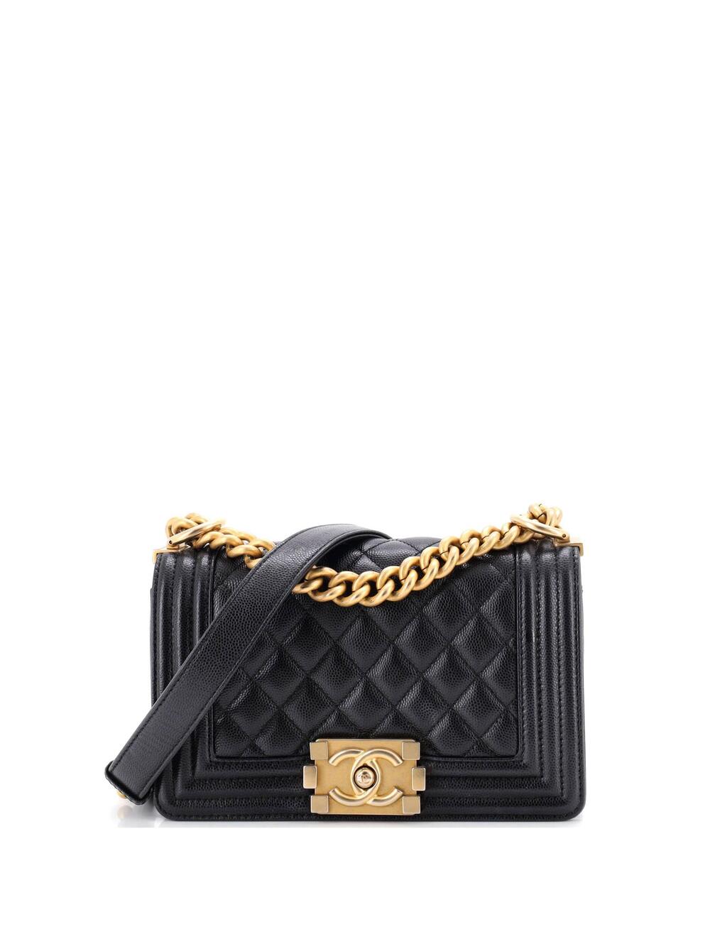 Chanel Boy Flap Bag Quilted Caviar #339410C47B